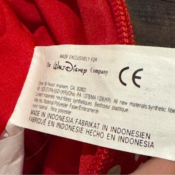 Rare Vintage Disney Parks Retro Minnie Mouse Plush Backpack Purse and Coin Purse - Picture 8 of 9